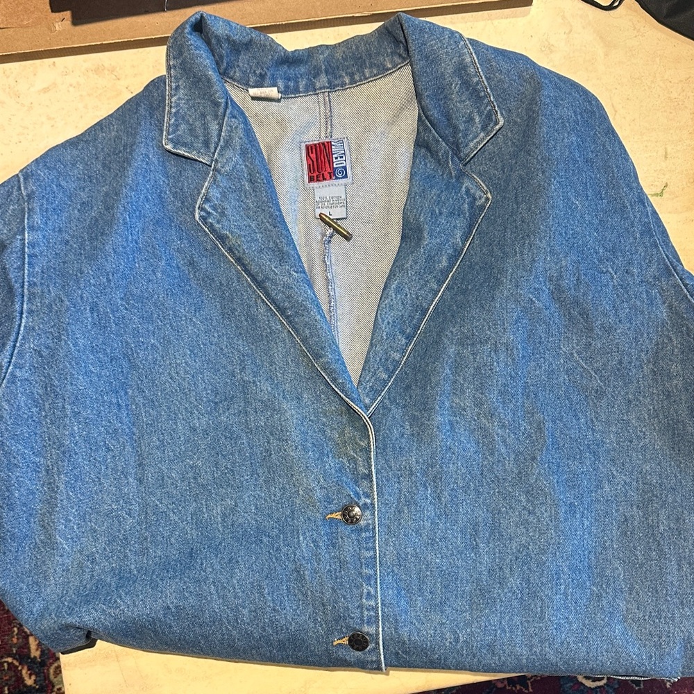 Denim Blue Women's Jacket - Picture 2 of 7